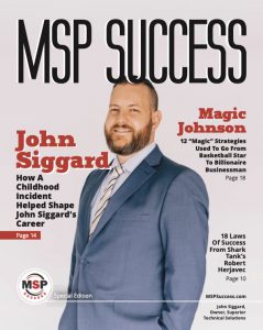 business success magazine cover