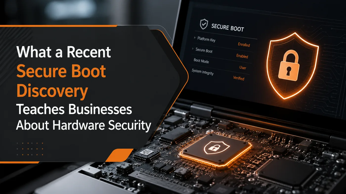 What a Recent Secure Boot Discovery Teaches Businesses About Hardware Security